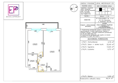 Plan 2 pok. 44m²