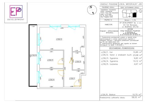 Plan 3 pok. 59m²