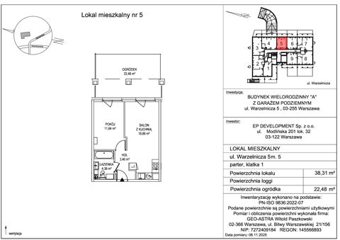 Plan 2 pok. 38m²