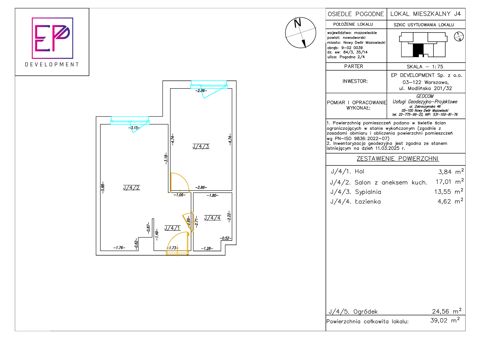 Plan 2 pok. 39m²