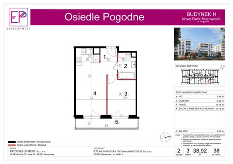 Plan 2 pok. 39m²