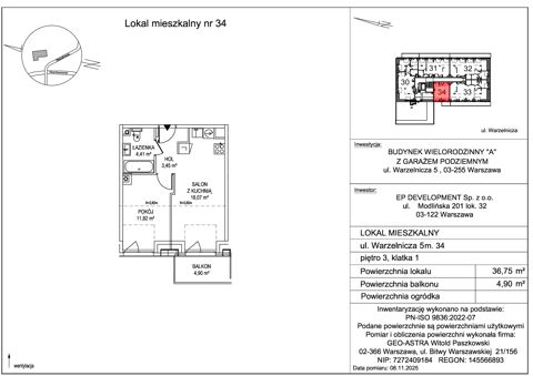 Plan 2 pok. 37m²