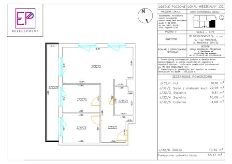 Plan 3 pok. 58m²