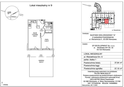 Plan 2 pok. 38m²