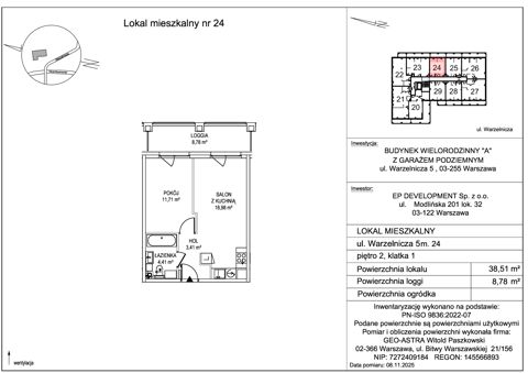 Plan 2 pok. 39m²