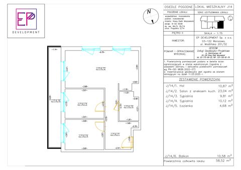 Plan 3 pok. 59m²
