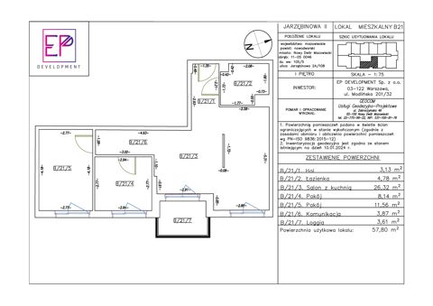 Plan 3 pok. 58m²