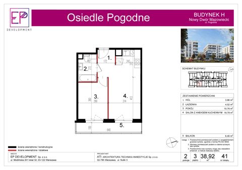 Plan 2 pok. 39m²