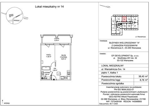 Plan 2 pok. 38m²