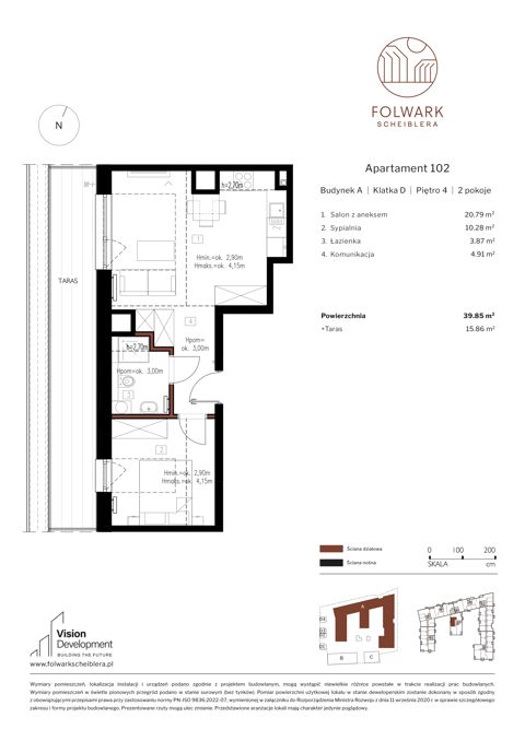 Plan 2 pok. 40m²