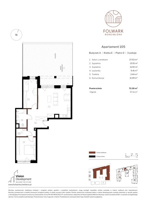 Plan 3 pok. 72m²