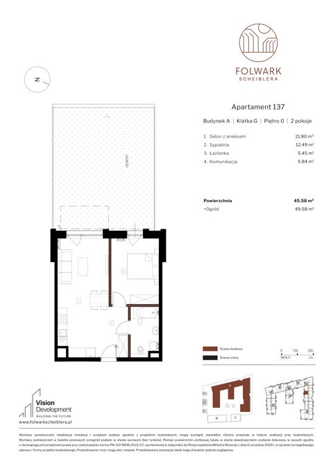 Plan 2 pok. 46m²