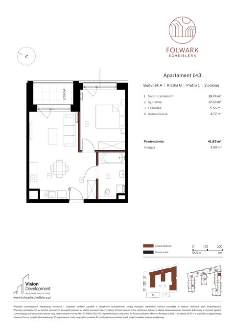 Plan 2 pok. 42m²