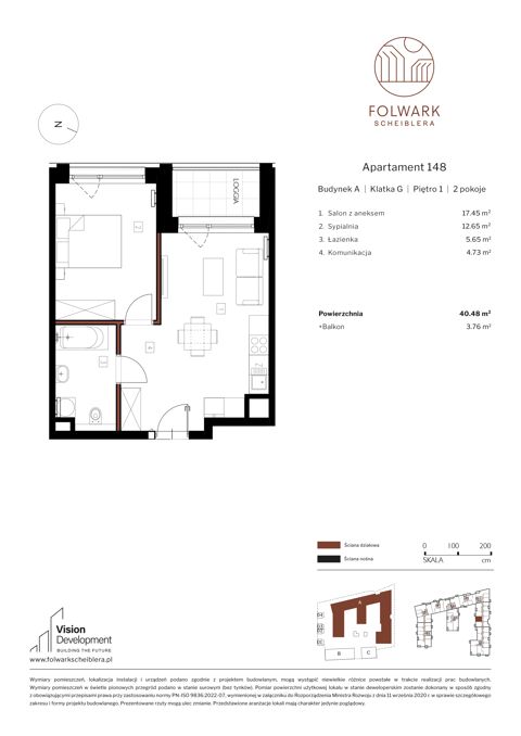 Plan 2 pok. 40m²