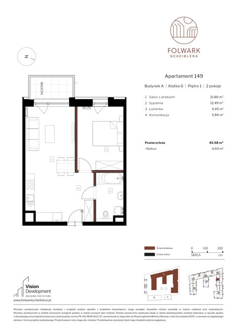 Plan 2 pok. 46m²