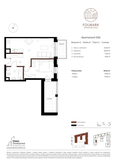 Plan 2 pok. 46m²