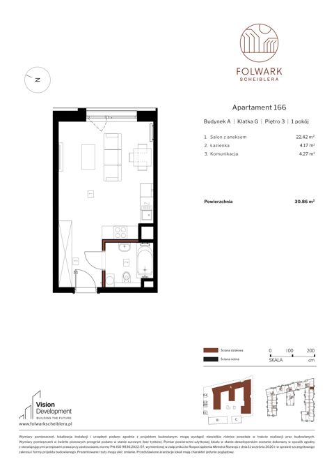 Plan 1 pok. 31m²