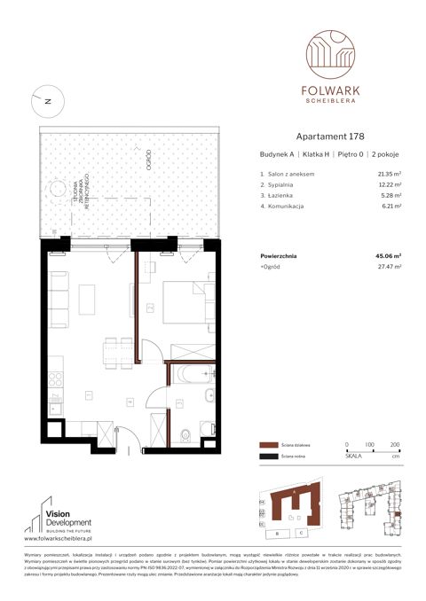 Plan 2 pok. 45m²