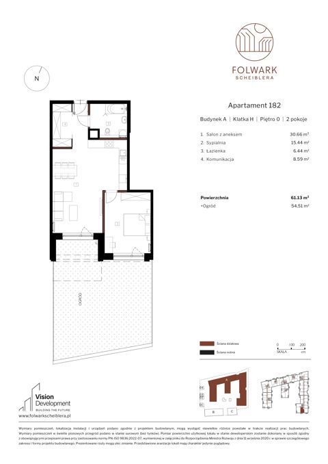 Plan 2 pok. 61m²