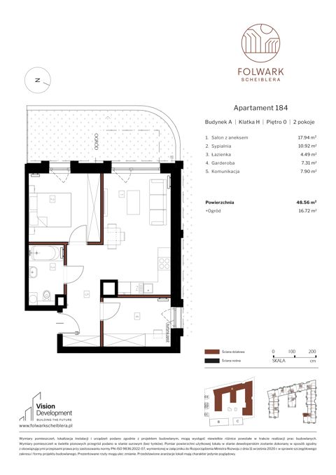 Plan 2 pok. 49m²