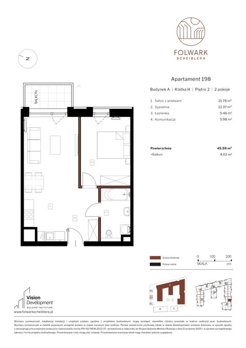 Plan 2 pok. 46m²