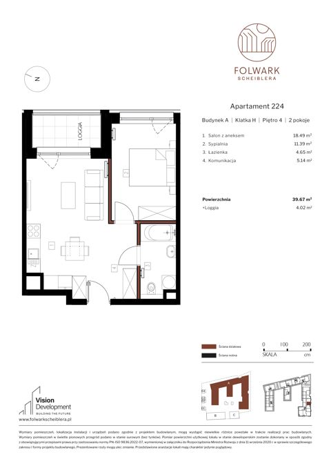 Plan 2 pok. 40m²