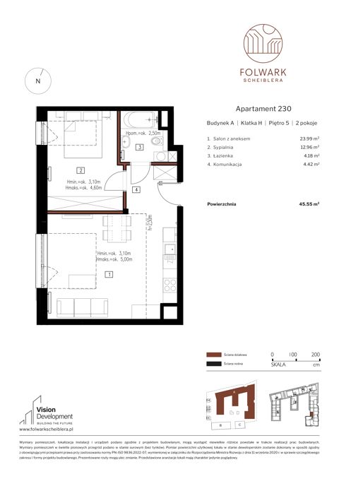 Plan 2 pok. 46m²