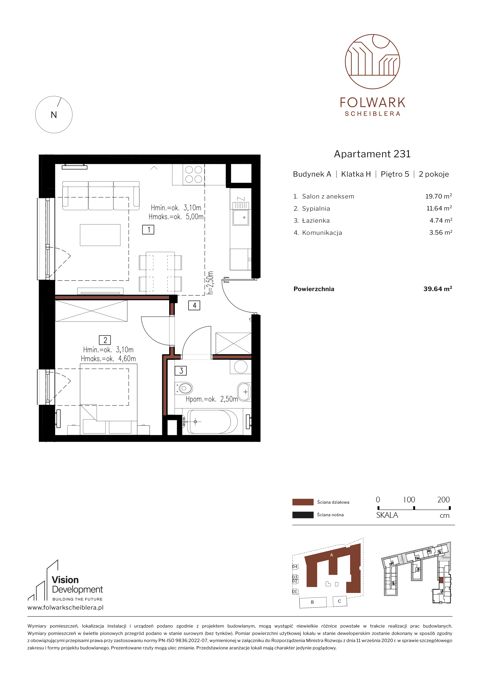 Plan 2 pok. 40m²