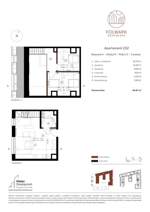 Plan 3 pok. 56m²