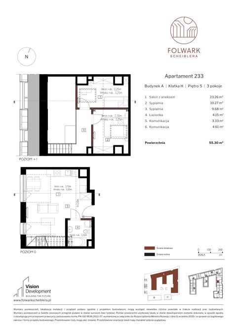 Plan 3 pok. 55m²