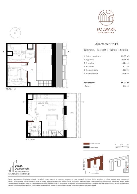 Plan 3 pok. 56m²