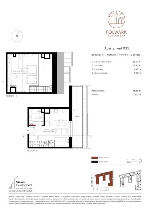 Plan 2 pok. 46m²