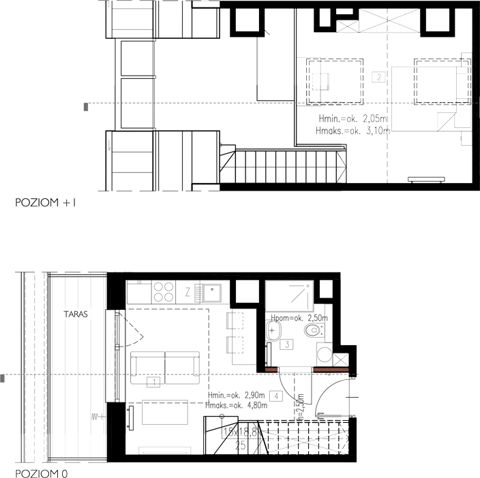 Plan 2 pok. 35m²