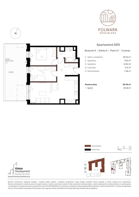 Plan 3 pok. 60m²