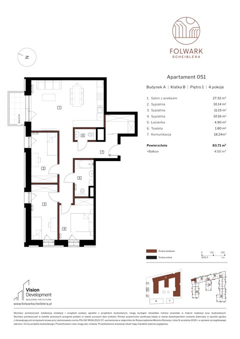 Plan 4 pok. 84m²