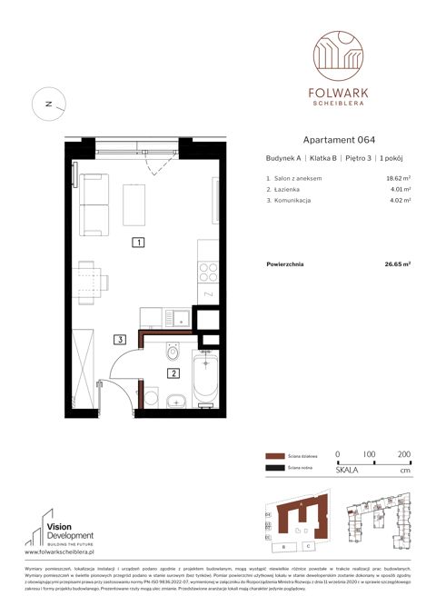 Plan 1 pok. 27m²