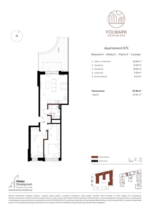 Plan 3 pok. 58m²