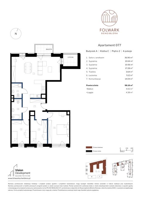 Plan 4 pok. 98m²