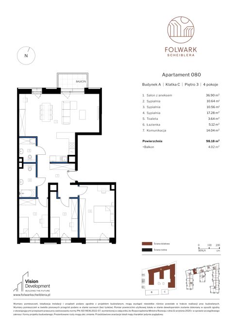 Plan 4 pok. 98m²