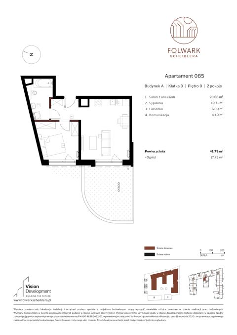 Plan 2 pok. 42m²