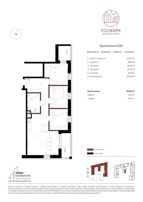 Plan 4 pok. 78m²