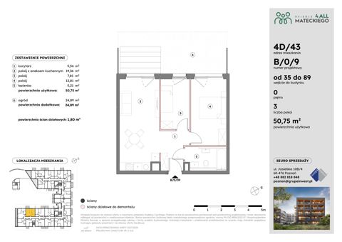 Plan 3 pok. 51m²