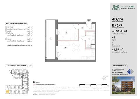 Plan 2 pok. 42m²