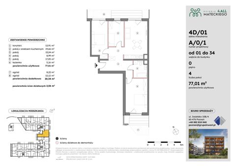 Plan 4 pok. 77m²