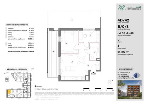 Plan 3 pok. 51m²