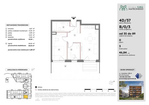 Plan 3 pok. 47m²