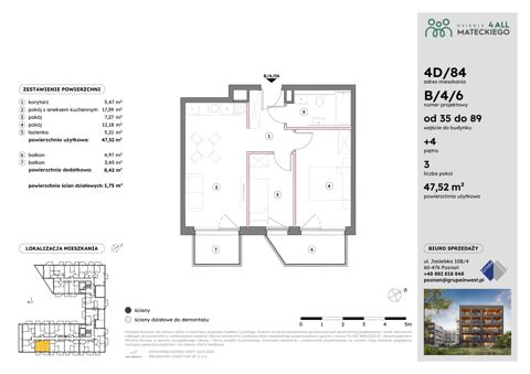 Plan 3 pok. 48m²
