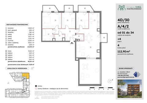 Plan 4 pok. 113m²