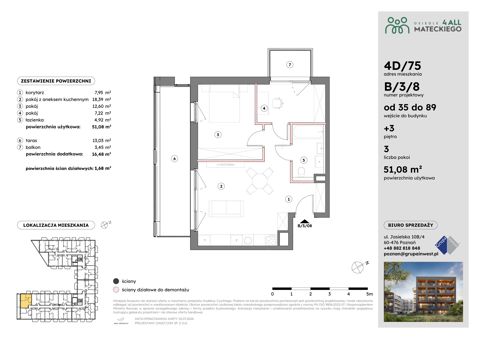 Plan 3 pok. 51m²