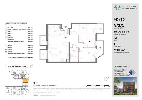 Plan 4 pok. 79m²